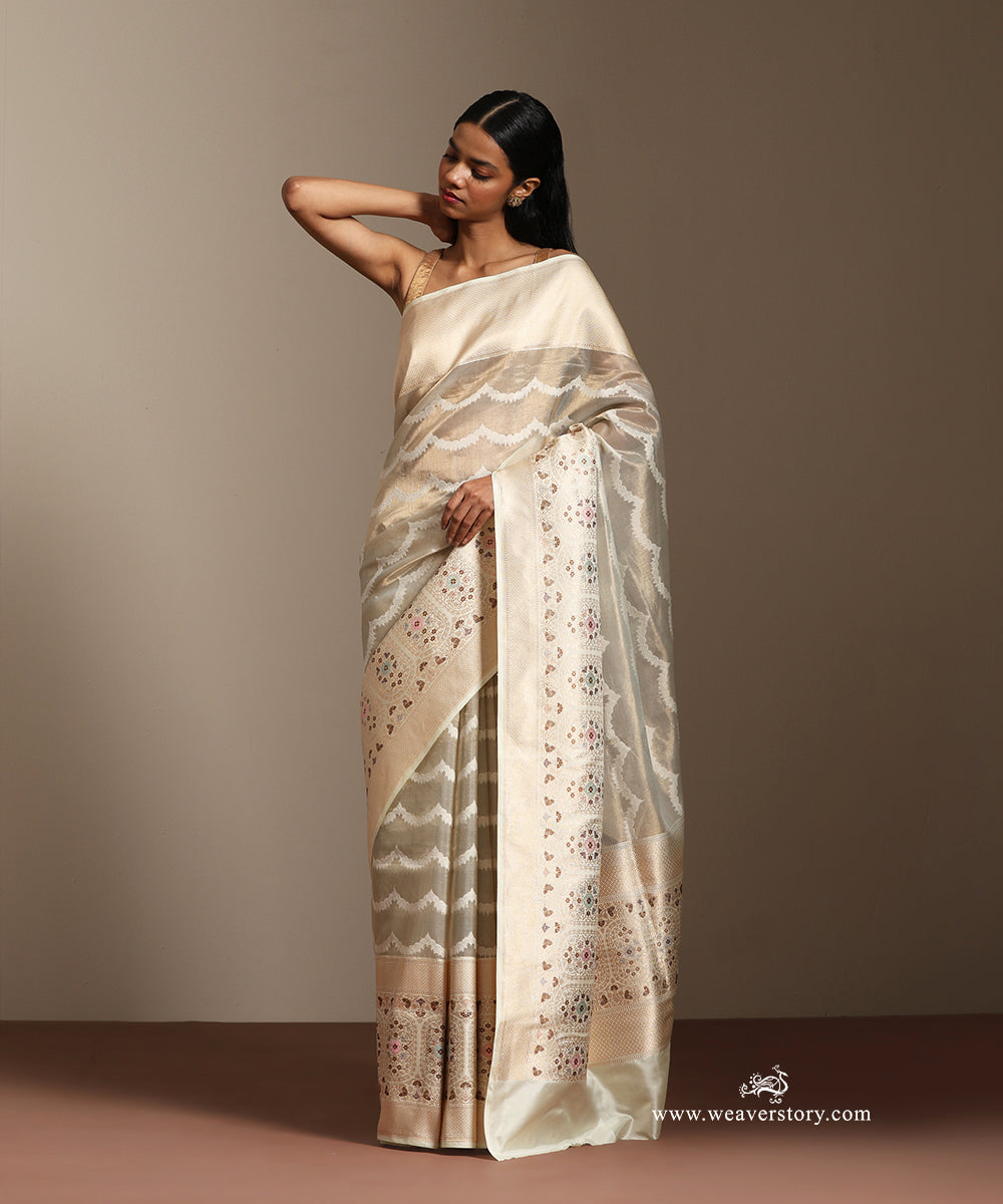 Pastel_Handloom_Pure_Tissue_Silk_Banarasi_Saree_With_Katan_Silk_Kadiyal_Meenakari_Border_WeaverStory_01