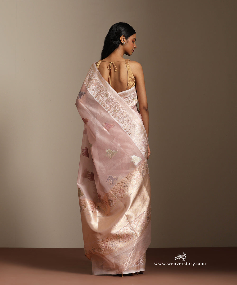 Pastel_Pink_Handloom_Pure_Kora_Silk_Banarasi_Saree_With_Katan_Silk_Kadiyal_Meenakari_Border_And_Horse_Motifs_WeaverStory_03