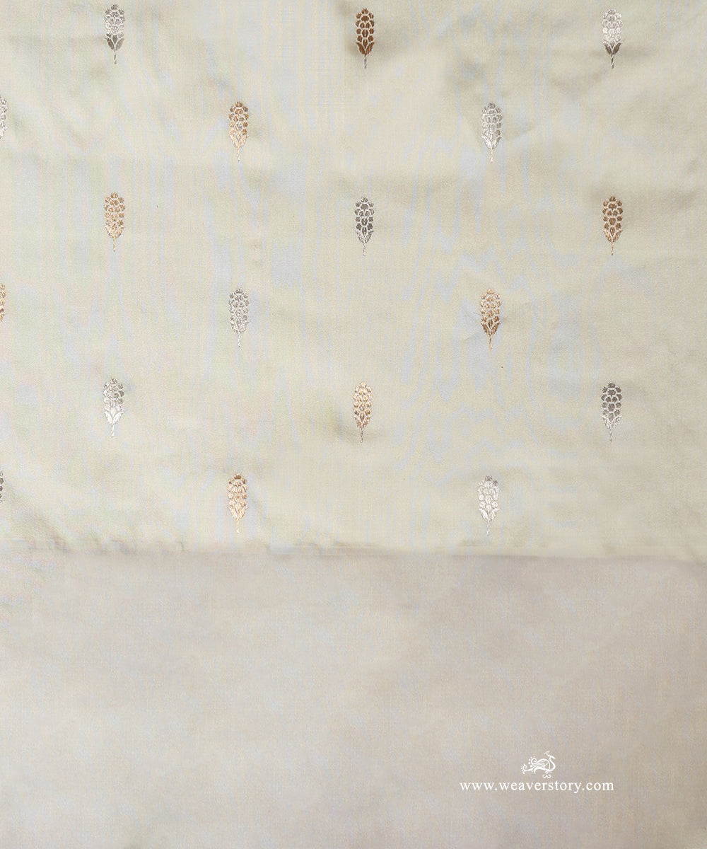 Pastel_Green_And_Baige_Handloom_Pure_Tissu_Silk_Banarasi_Saree_With_Katan_Silk_Kadiyal_Meenakari_Border_And_Gold_Silver_Motifs_WeaverStory_05
