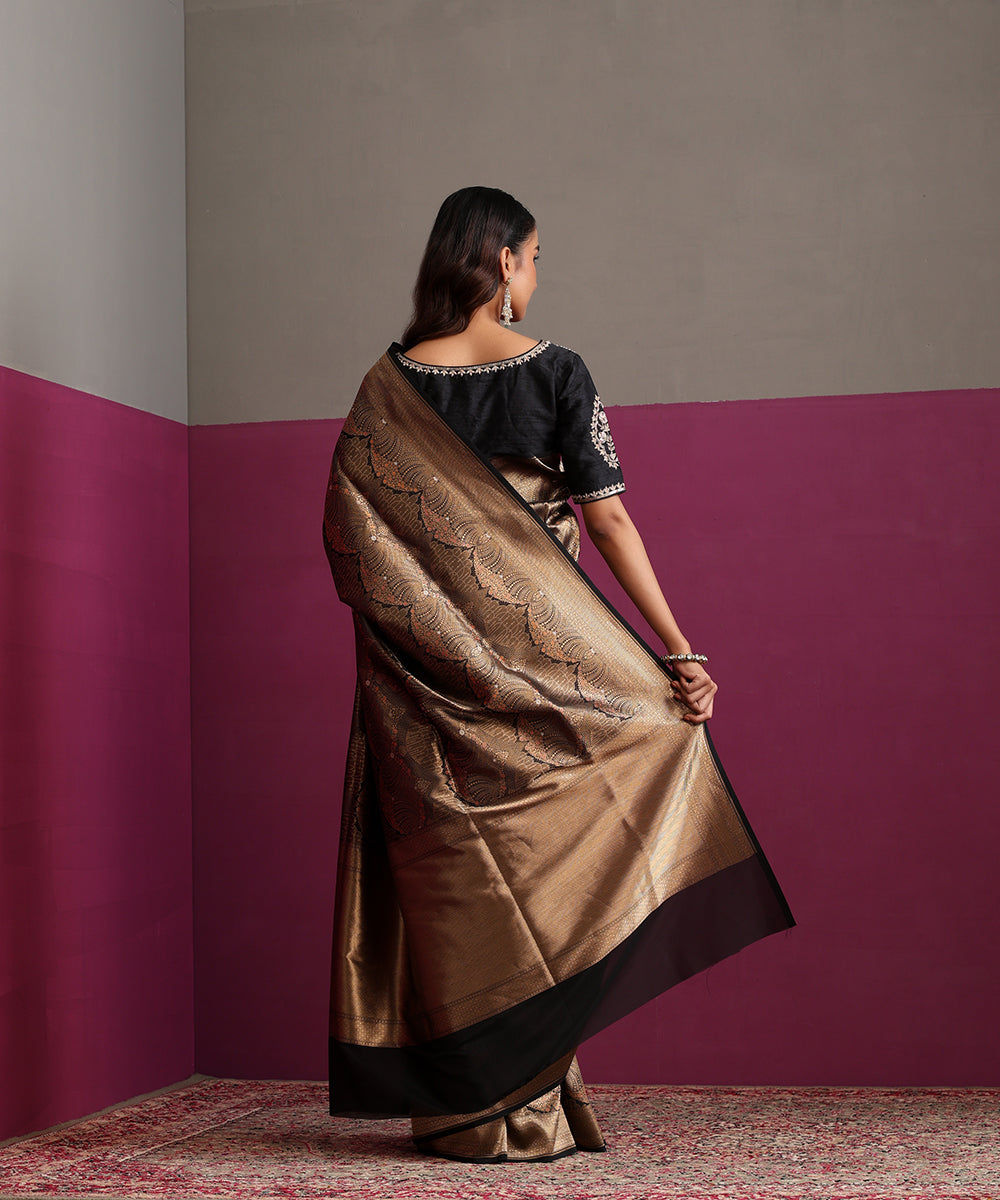 Black_Handloom_Pure_Katan_Silk_Banarasi_Kimkhab_Saree_With_Multi_Meenakari_WeaverStory_03