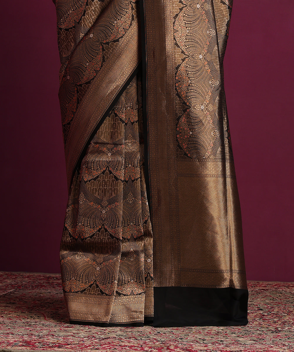 Black_Handloom_Pure_Katan_Silk_Banarasi_Kimkhab_Saree_With_Multi_Meenakari_WeaverStory_04