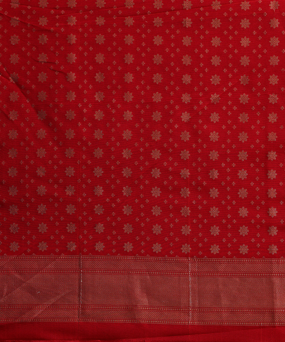 Red_Pure_Katan_Silk_Banarasi_Kimkhab_Saree_With_Multi_Meena_WeaverStory_05