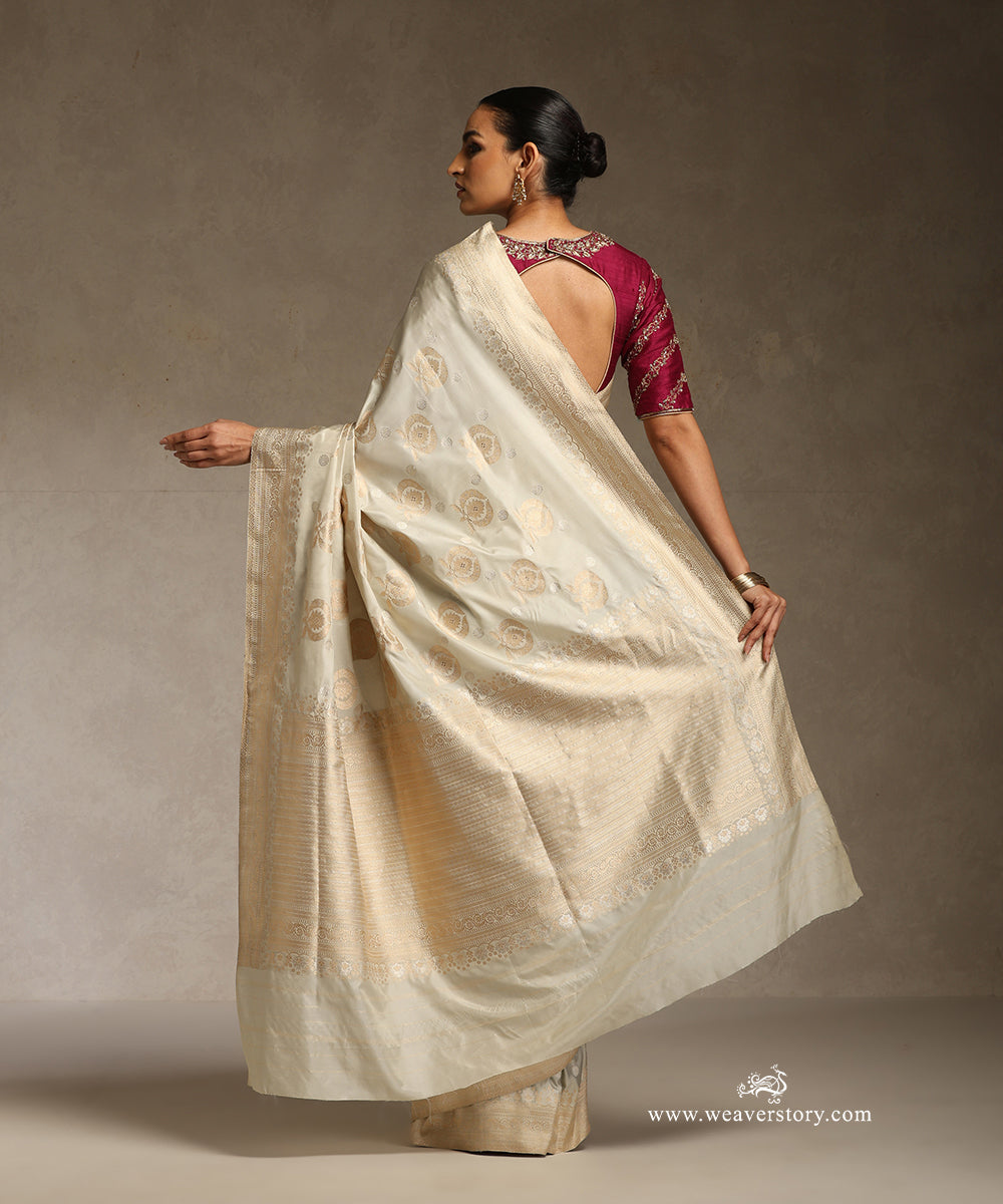 Pista_Handloom_Pure_Katan_Silk_Kadhwa_Boota_Jangla_Banarasi_Saree_WeaverStory_03