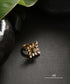 Mohini_Handcrafted_Pure_Silver_Green_Moissanite_Polki_Ring_WeaverStory_01