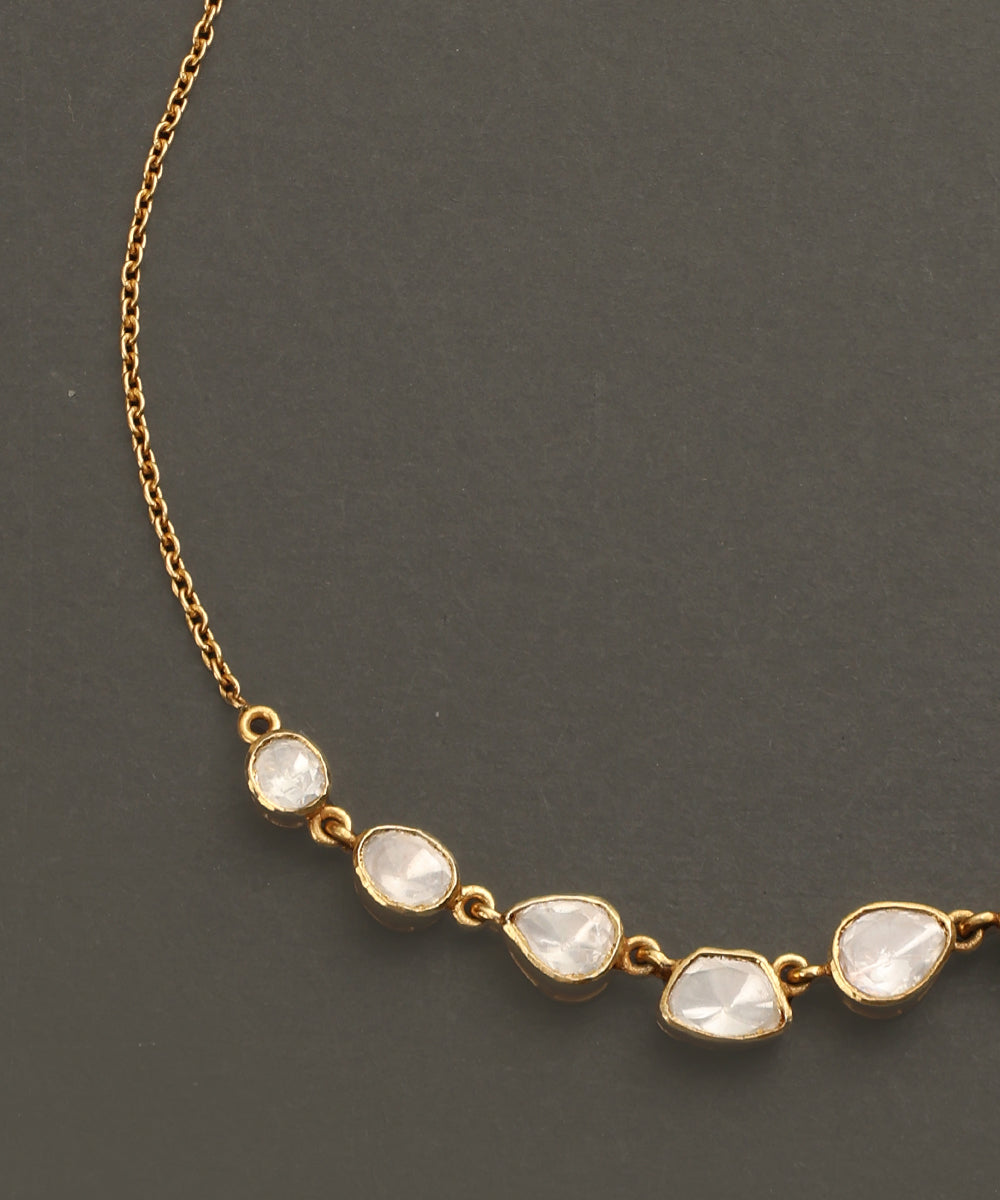 Cina_Handcrafted_Silver_Necklace_With_Moissanites_WeaverStory_03