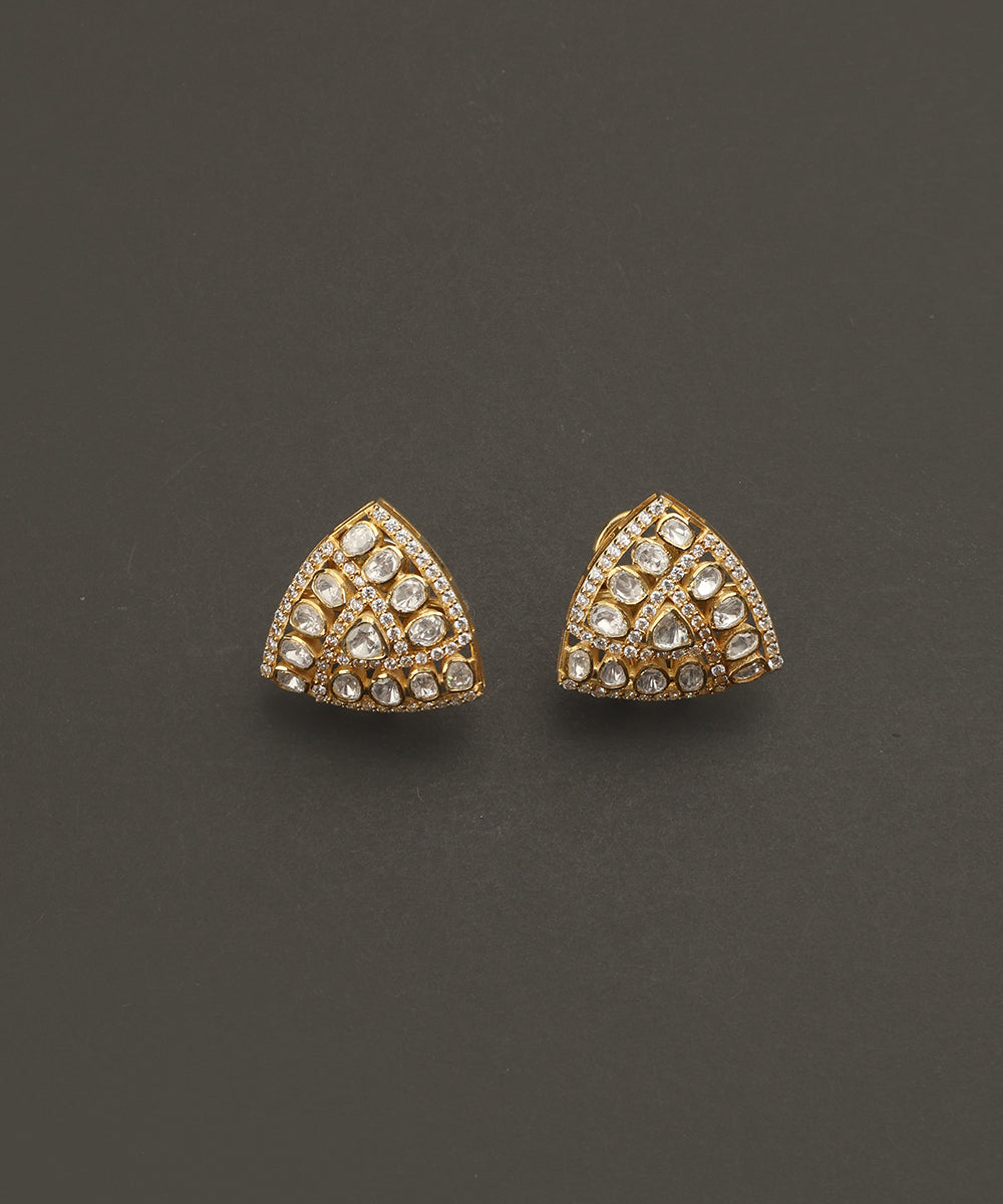 Donya_Handcrafted_Silver_Earrings_With_Moissanite_WeaverStory_02