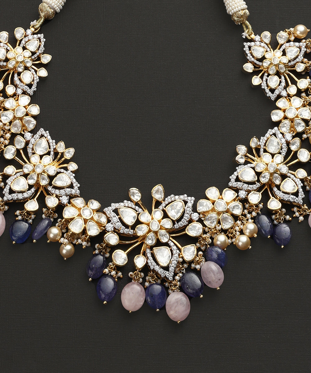 Yashas_Handcrafted_Pure_Silver_Necklace_Set_WeaverStory_03