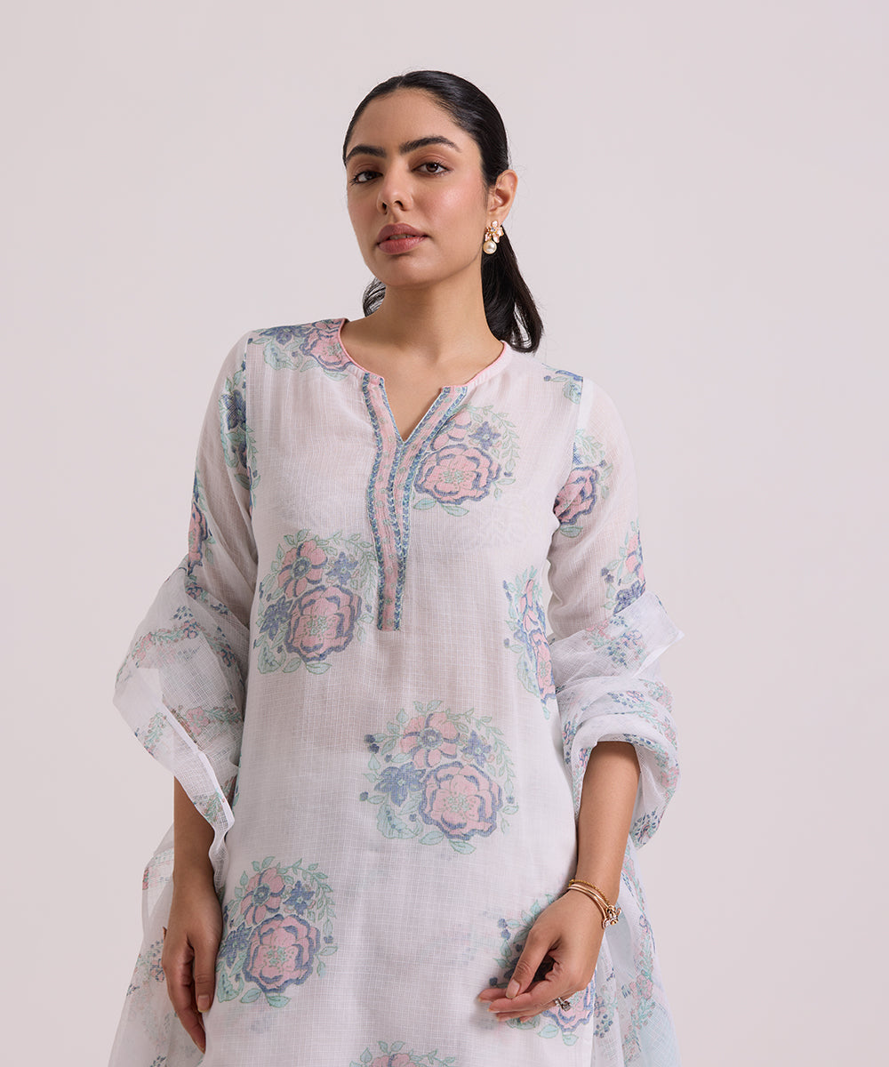 White_Pink_Gulab_Hand_Block_Printed_Kota_Doria_Suit_Set_With_Dupatta_WeaverStory_05