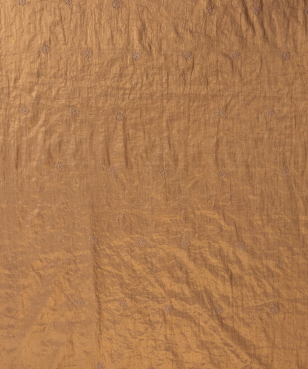 Golden_Lucknawi_Tissue_Kurtas_With_Embroidery_And_Lining_WeaverStory_04