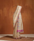 Beige_Handloom_Pure_Tussar_Silk_Saree_With_Temple_Border_WeaverStory_01