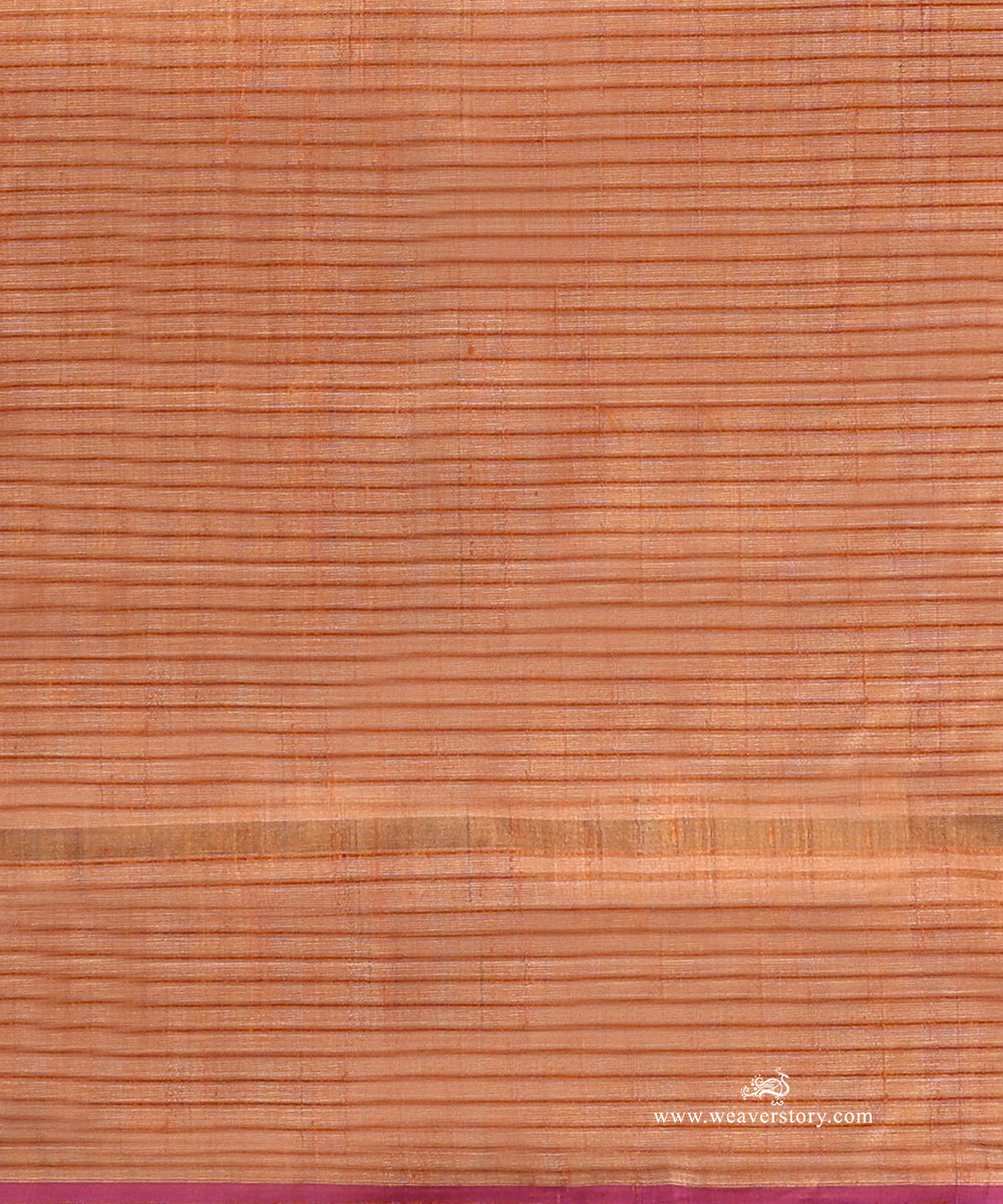 Wheat_Beige_Handloom_Pure_Tussar_Silk_Saree_With_Ice_Blue_Palla_WeaverStory_05