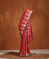 Coral_Pink_Handloom_Pure_Tussar_Silk_Saree_With_Temple_Border_And_Small_Motif_WeaverStory_01