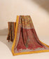 Olive_And_Red_Handloom_Pure_Cottton_Chanderi_Mata-Ni-Pachedi_Saree_With_Hand_Printed_Kalamkari_Lotus_And_Pecock_Motifs_On_Pallu_WeaverStory_01