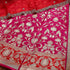 Handloom_Magenta_Kadhwa_Banarasi_Lehenga_with_Red_Border_WeaverStory_01