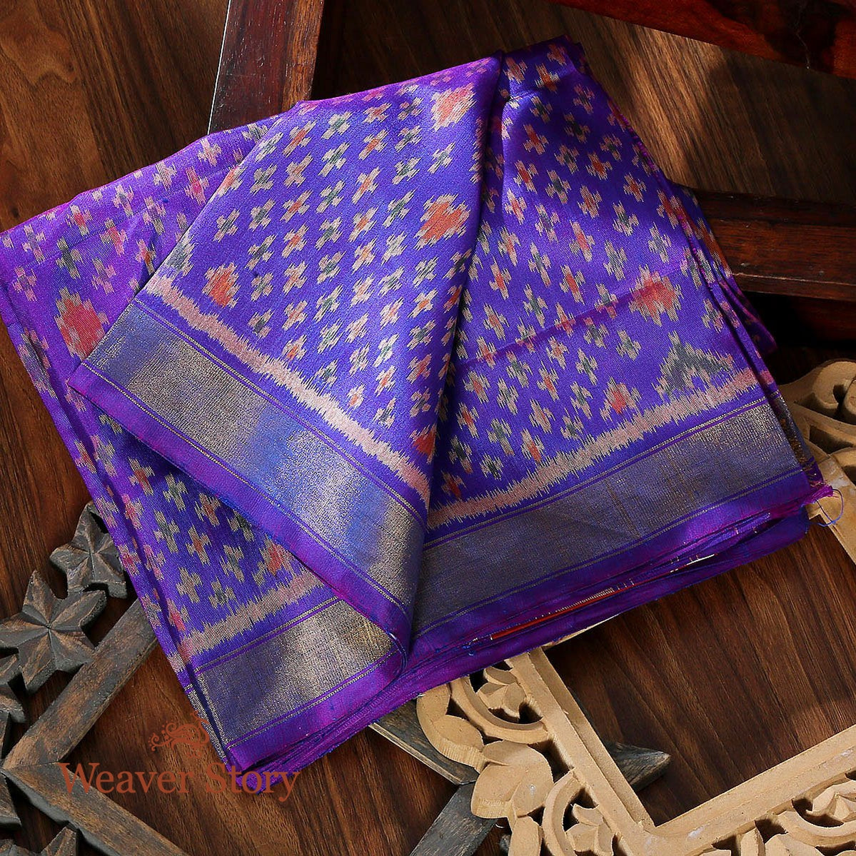 Handloom_Purple_Silk_Patola_Dupatta_WeaverStory_01