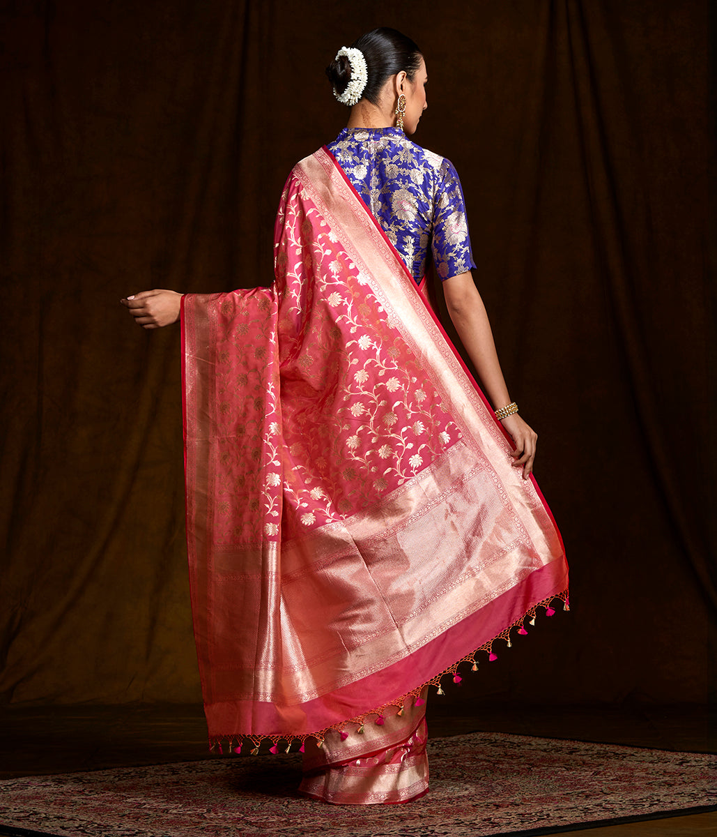 Pink_and_Orange_Dual_Tone_Banarasi_Jangla_WeaverStory_03