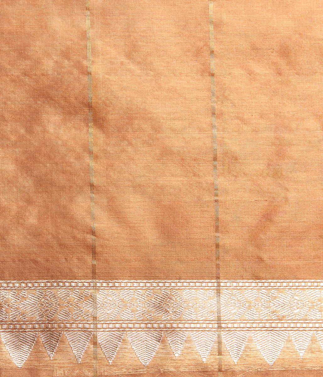 Handloom_Yellow_Kora_Silk_Banarasi_with_Beige_Kadhwa_Border_WeaverStory_05
