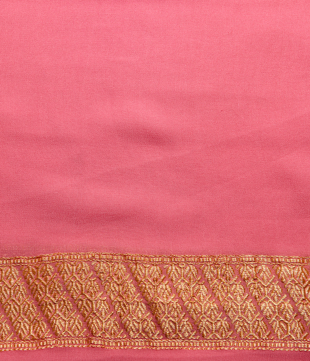 Handwoven_Banarasi_Georgette_Saree_in_Pink_with_Kadhwa_Booti_WeaverStory_05