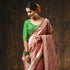 Handloom_Red_Patola_Banarasi_Saree_with_Green_Meenakari_WeaverStory_01