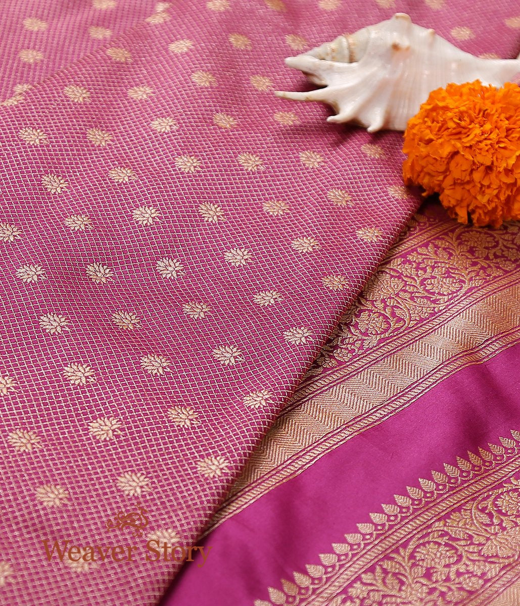 Tanchoi_Handloom_Banarasi_Lehenga_Running_Fabric_with_Border_WeaverStory_01