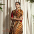 Handloom_Copper_Baluchari_Saree_with_Elephant_Pallu_WeaverStory_01