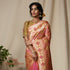 Handwoven_Pink_and_Peach_Banarasi_Patola_Saree_with_Zari_and_Meenakari_Border_WeaverStory_01