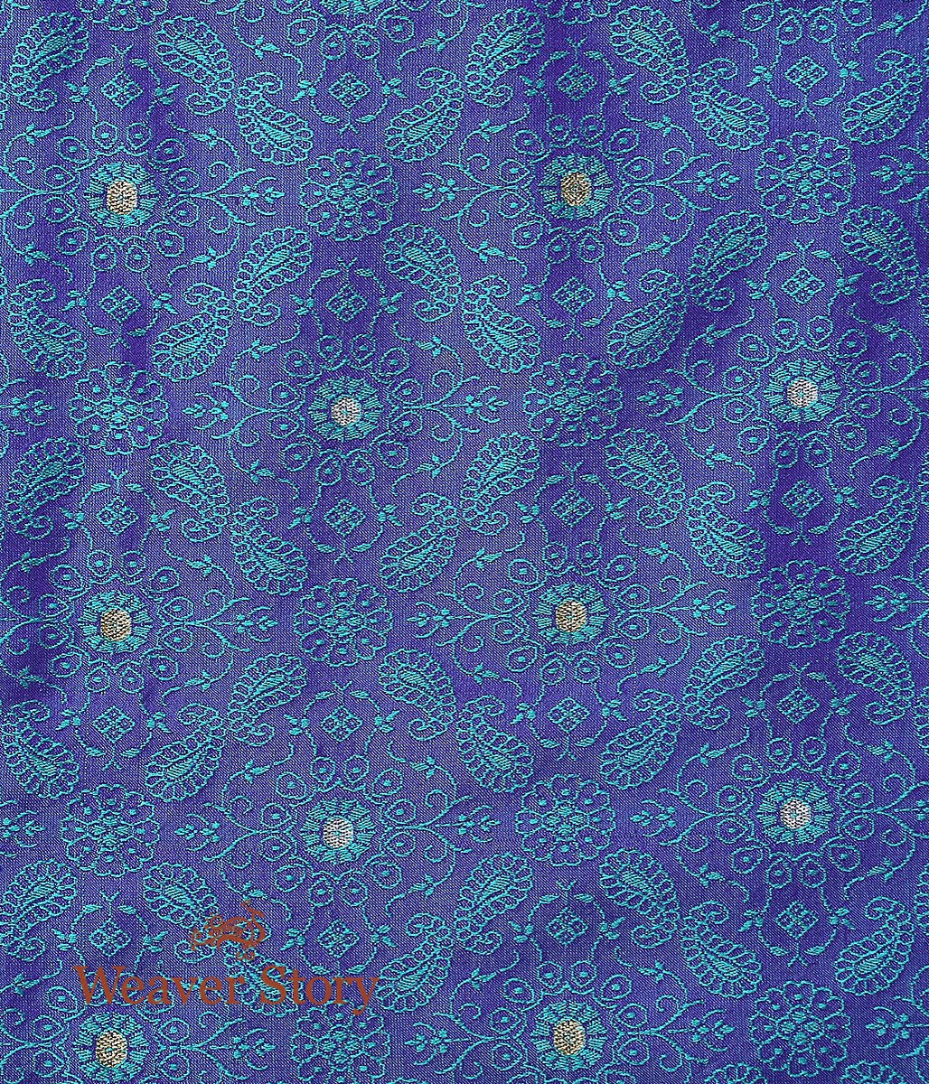 Handloom_Tanchoi_Zari_Booti_Than_Fabric_WeaverStory_01