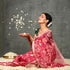 Handwoven_Strawberry_Pink_Muslin_Jamdani_Saree_with_all_over_Jaal_WeaverStory_01