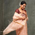 Handwoven_Light_Peach_Dhakai_Jamdani_Saree_with_White_Booti_WeaverStory_01