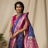 Handwoven_Katan_Cutwork_Banarasi_Patola_Saree_in_Royal_Blue_with_Purple_WeaverStory_01
