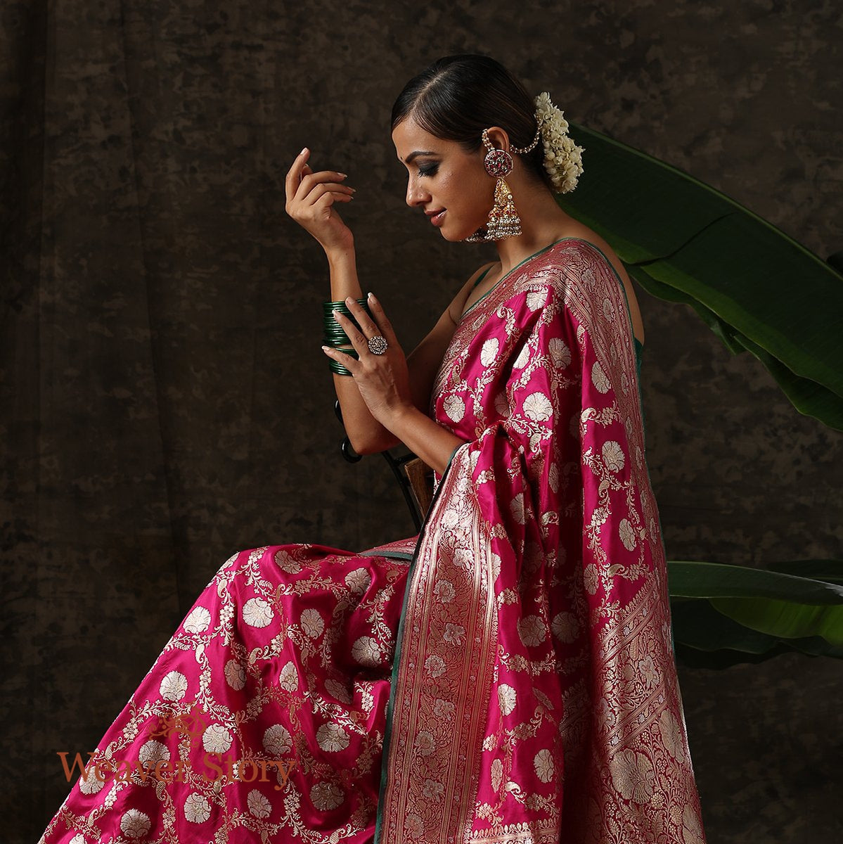 Handloom_Pink_Sona_Rupa_Kadhwa_Jangla_Saree_with_Sona_Rupa_Zari_WeaverStory_01