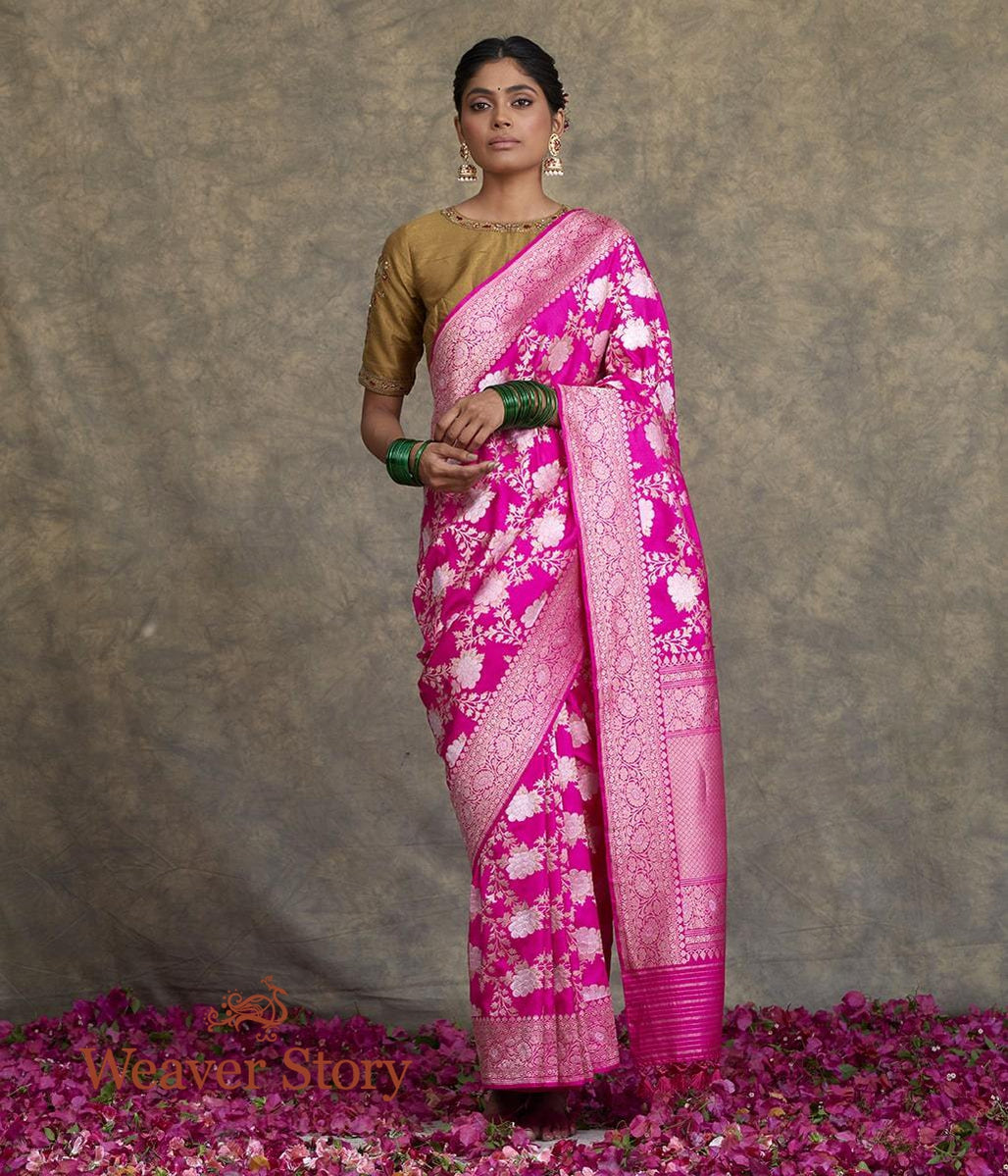 Handwoven_Pink_Angoor_Jangla_Saree_WeaverStory_02