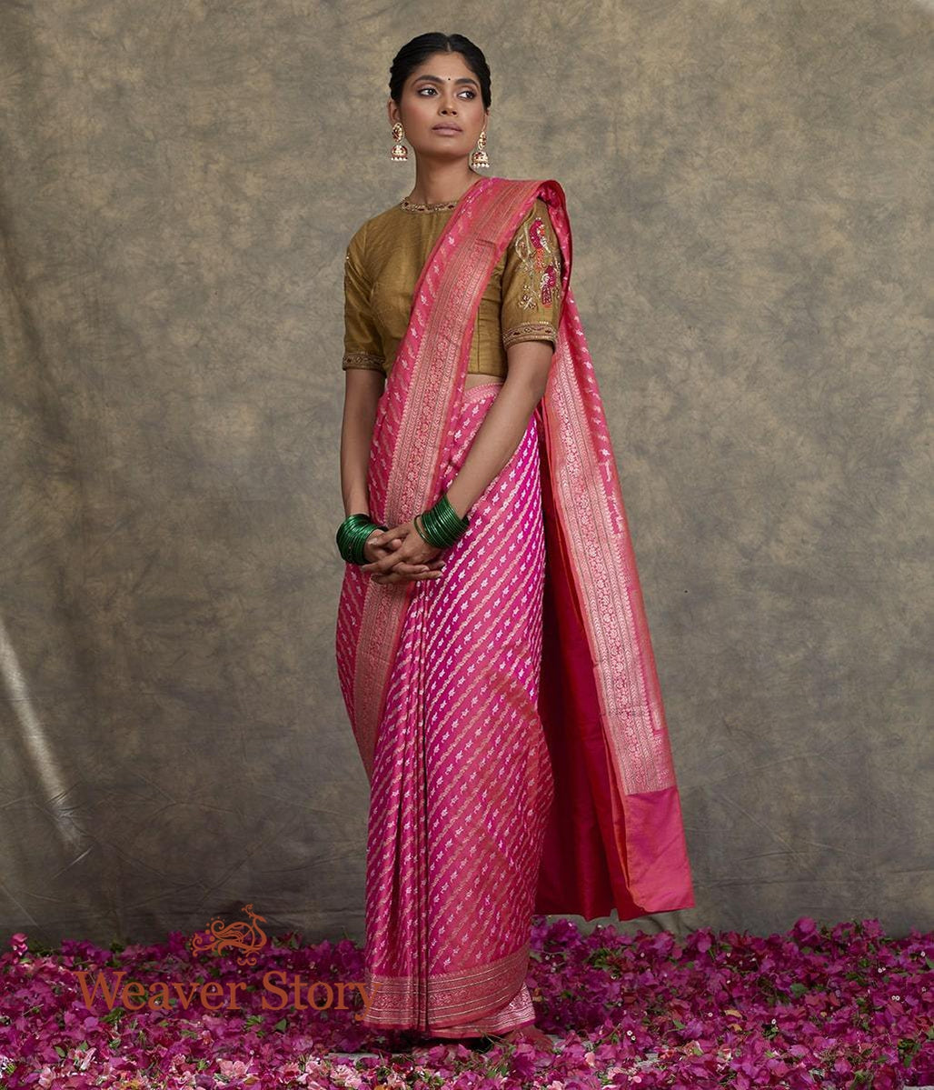 Handwoven_Pink_Ektara_Aada_Jangla_Saree_with_Konia_WeaverStory_02
