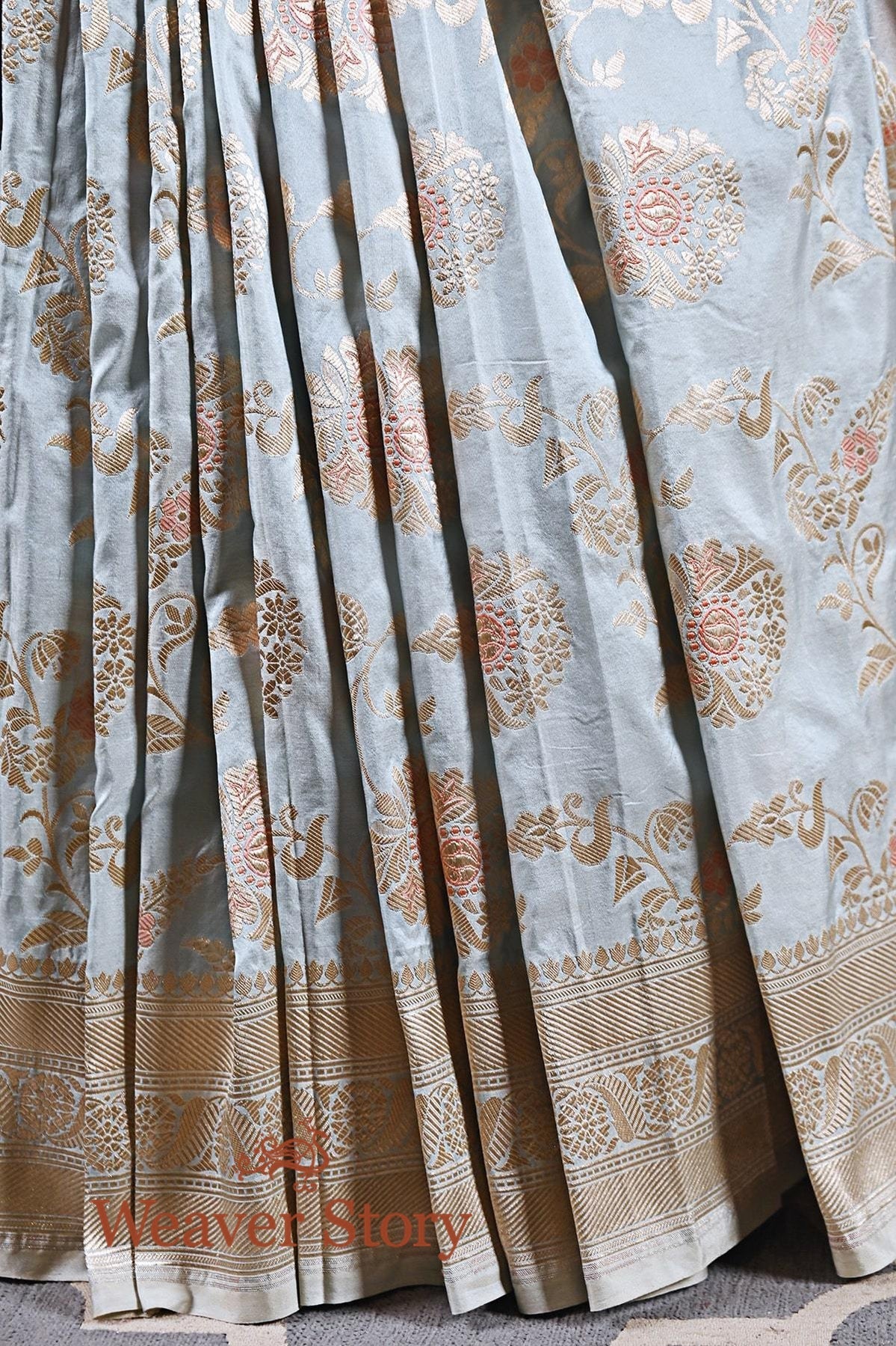Powder_Blue_Banarasi_Katan_Silk_Saree_with_Meenakari_WeaverStory_02