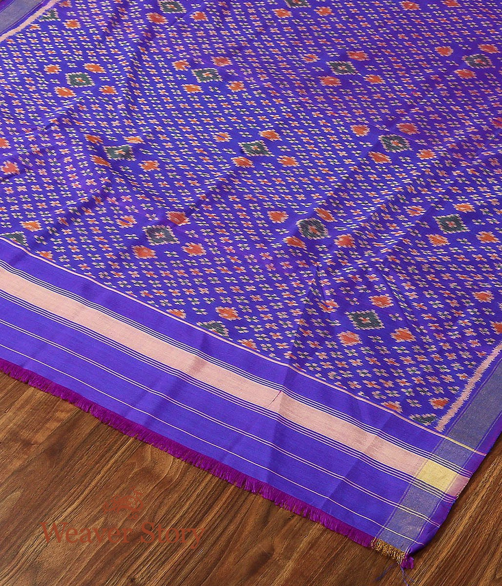 Handloom_Purple_Silk_Patola_Dupatta_WeaverStory_02