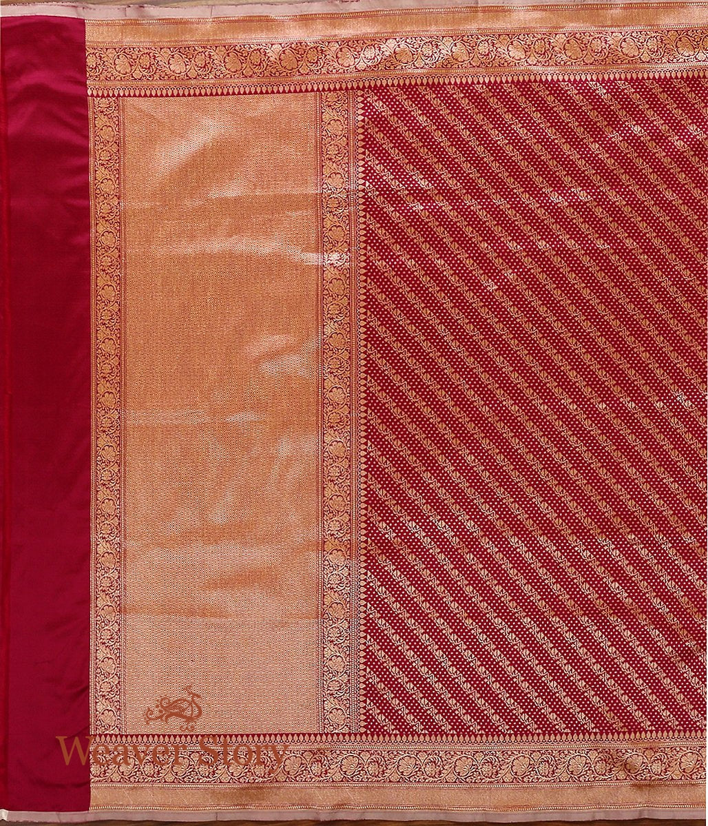 Handloom_Wine_Zari_Tanchoi_Dupatta_WeaverStory_02