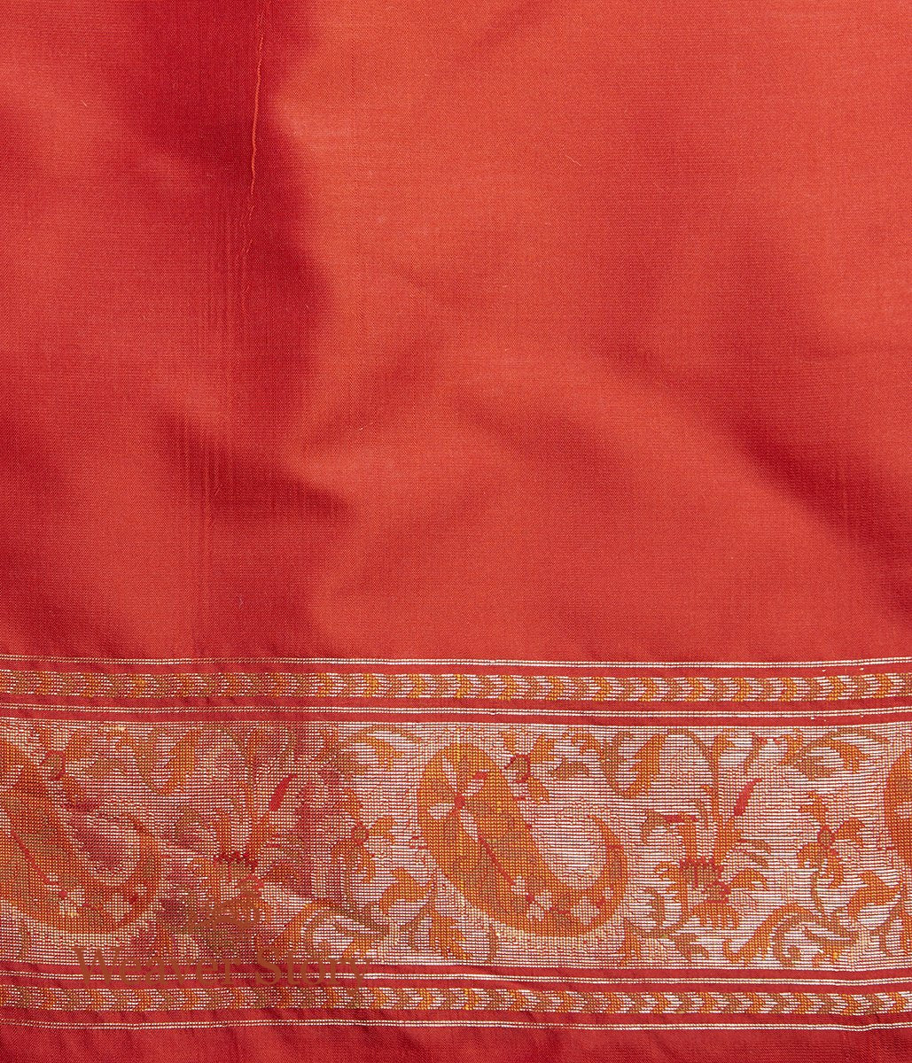 Handwoven_Beige_and_Red_Katan_Silk_Gharchola_Saree_WeaverStory_05
