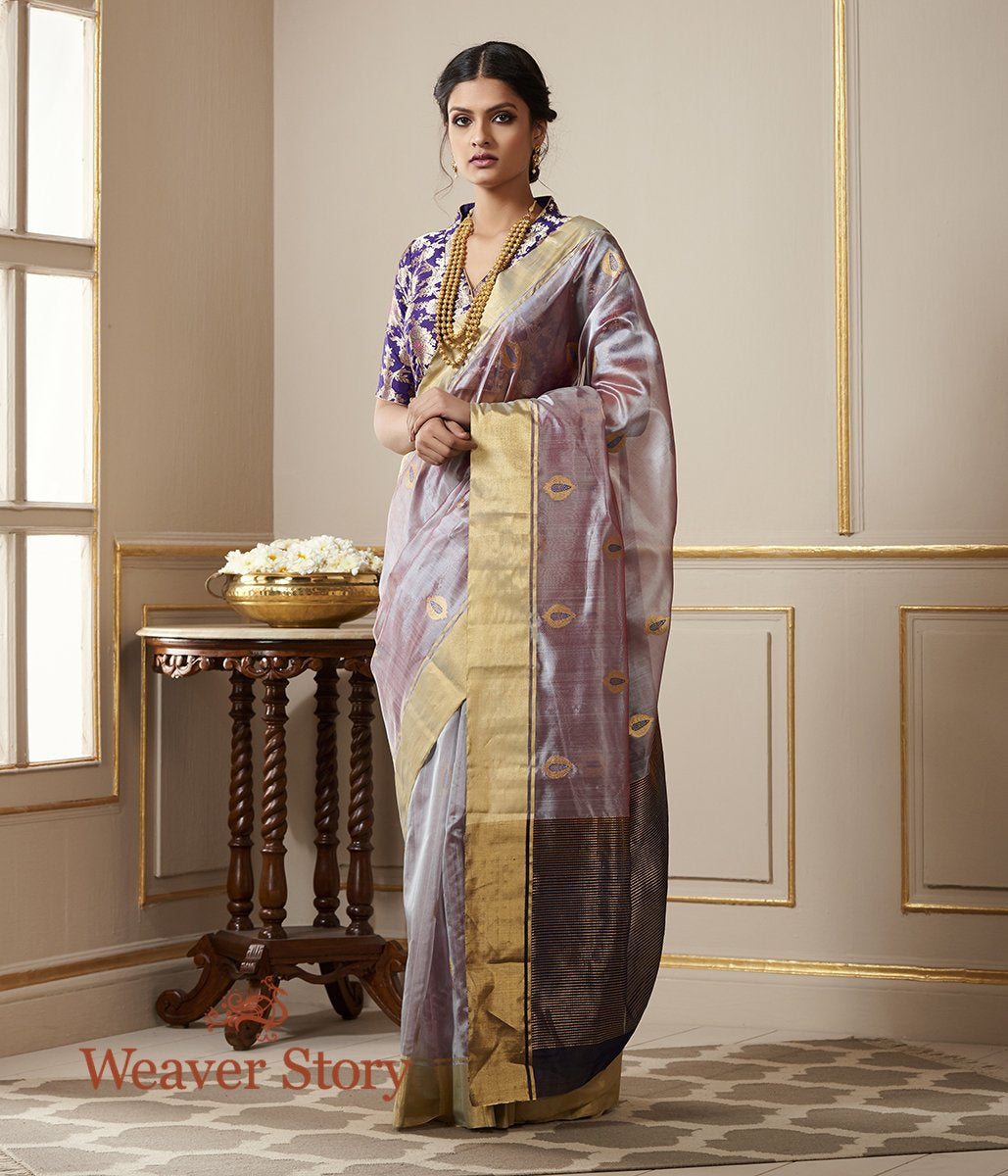 Handloom_Mauve_Dual_Tone_Chanderi_Silk_Saree_with_Mughal_Motif_WeaverStory_02