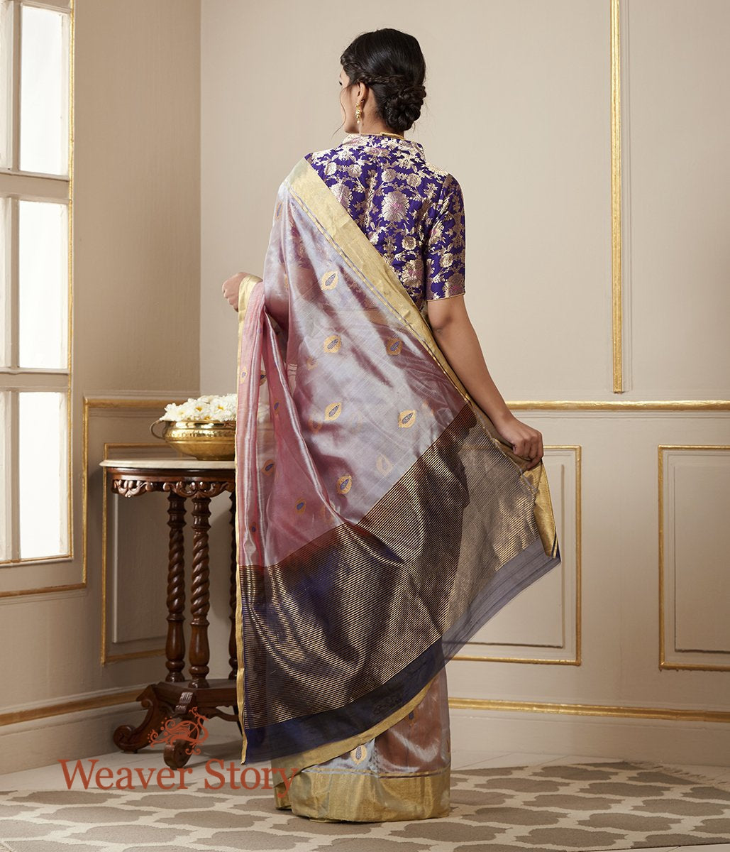 Handloom_Mauve_Dual_Tone_Chanderi_Silk_Saree_with_Mughal_Motif_WeaverStory_03
