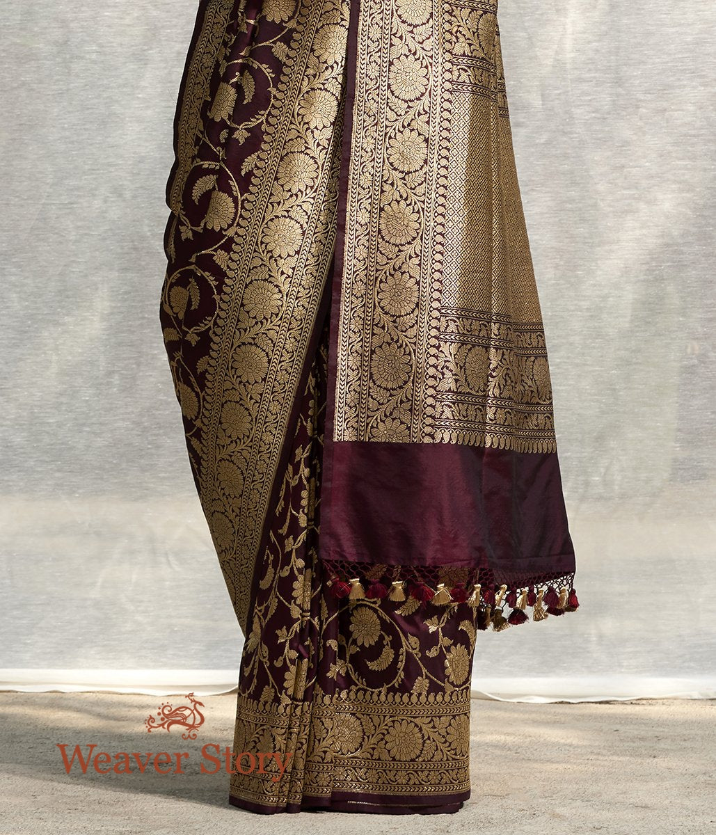 Handwoven_Wine_Banarasi_Saree_with_Floral_Jaal_WeaverStory_04