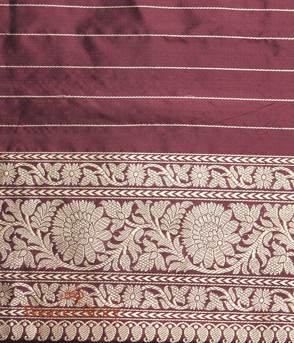 Handwoven_Wine_Banarasi_Saree_with_Floral_Jaal_WeaverStory_05