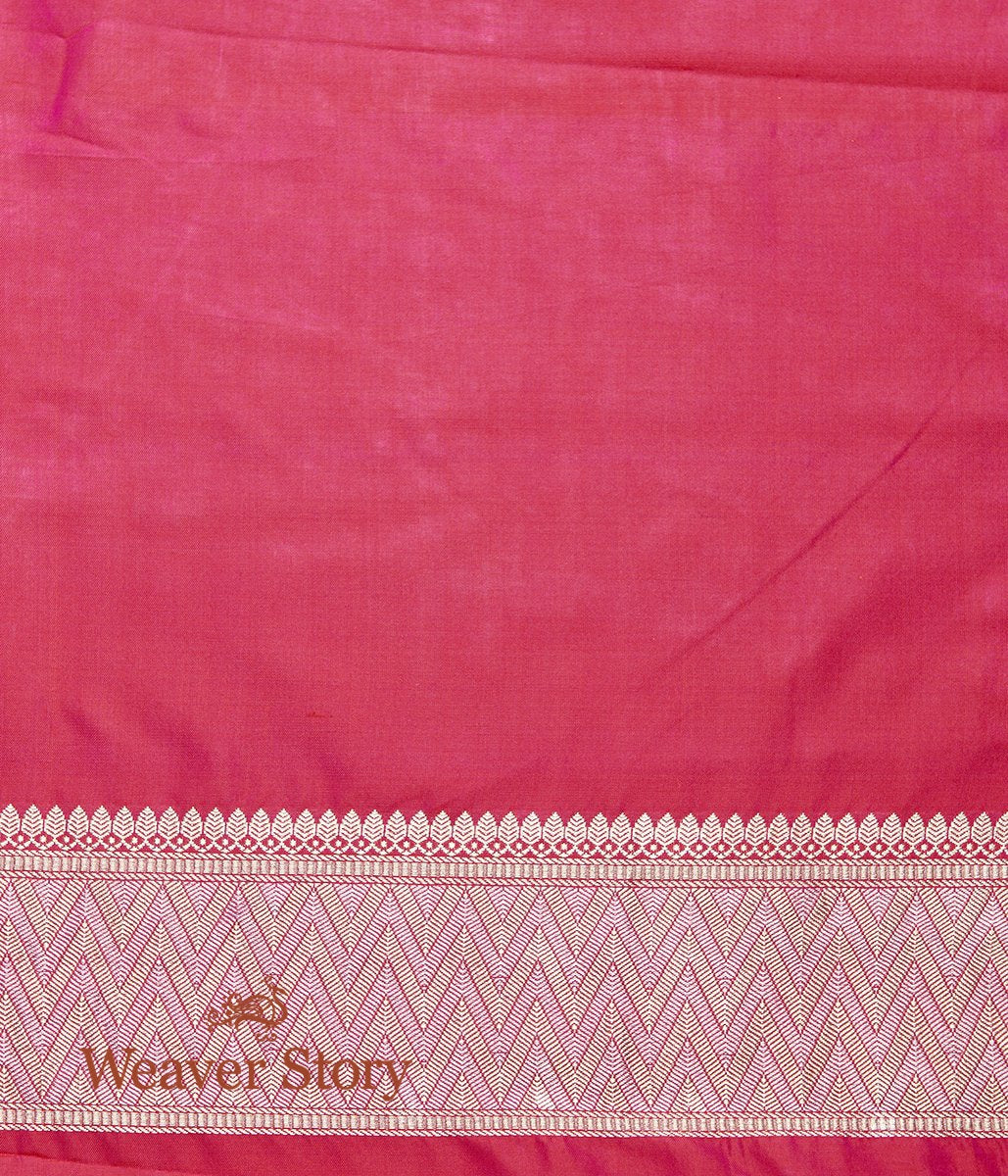 Handwoven_Pink_Banarasi_Tanchoi_Saree_with_Polka_Dots_Woven_in_Resham_WeaverStory_05