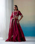 Fuchsia_Pure_Velvet_Hand_Embroidered_Zardozi_Lehenga_with_Velvet_Blouse_and_Handwoven_Organza_Dupatta_WeaverStory_05