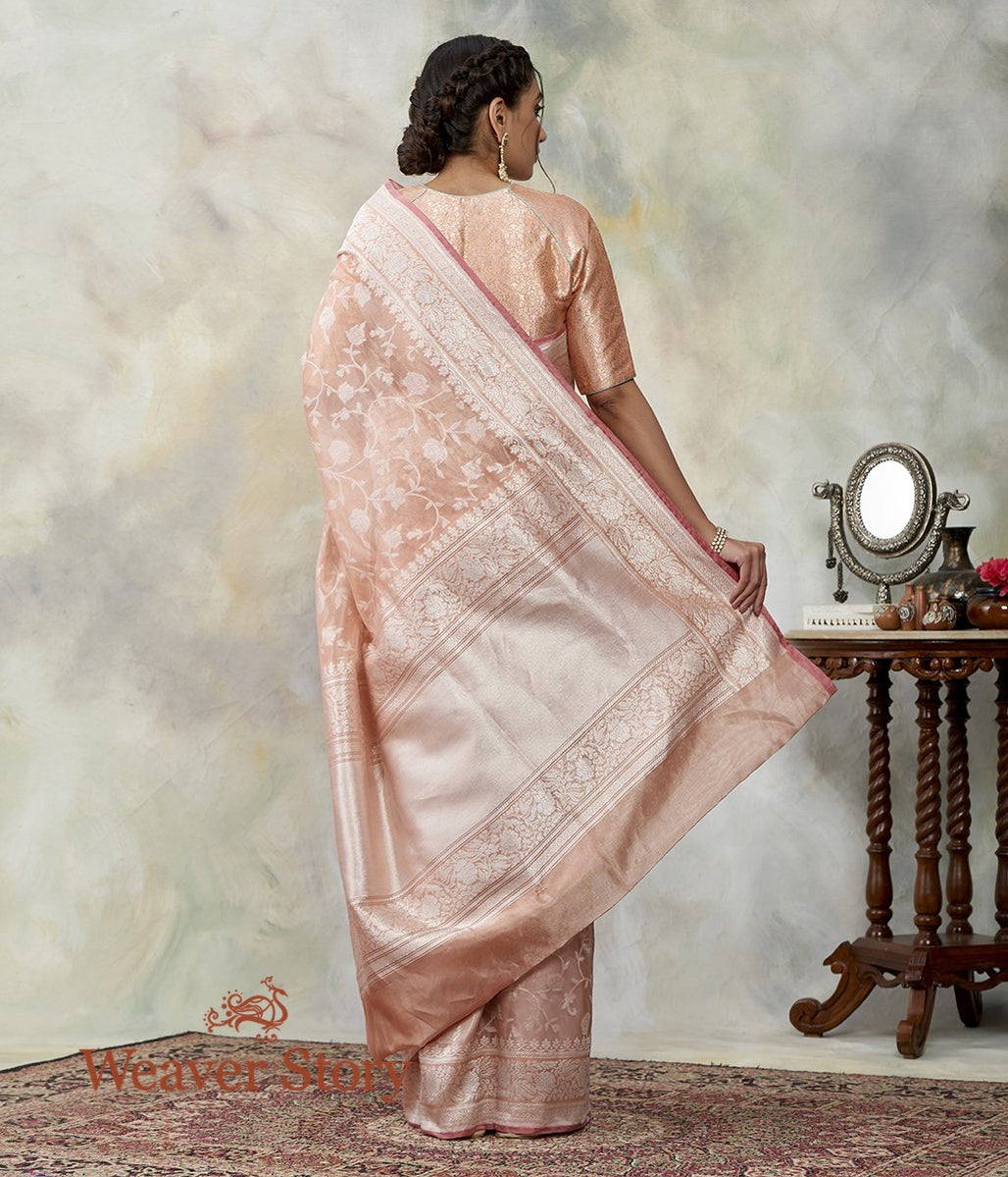 Handloom_Soft_Peach_Cotton_Tissue_Jaal_Woven_with_Silver_Zari_WeaverStory_03