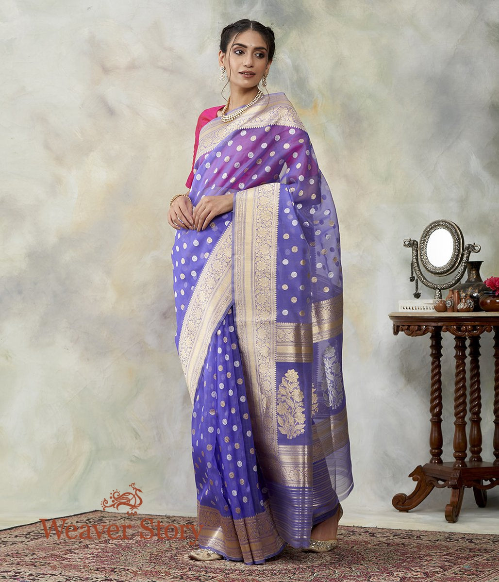 Handwoven_Lavender_Kora_Silk_Banarasi_Saree_with_Kadhwa_Asharfi_Booti_WeaverStory_02