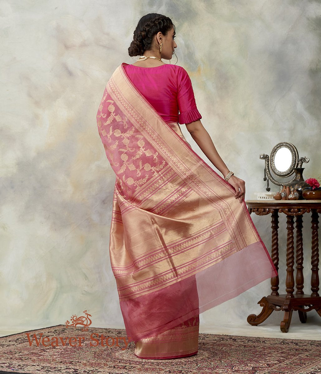 Handwoven_Apricot_Peach_Kora_Silk_Kadwa_Jangla_WeaverStory_03