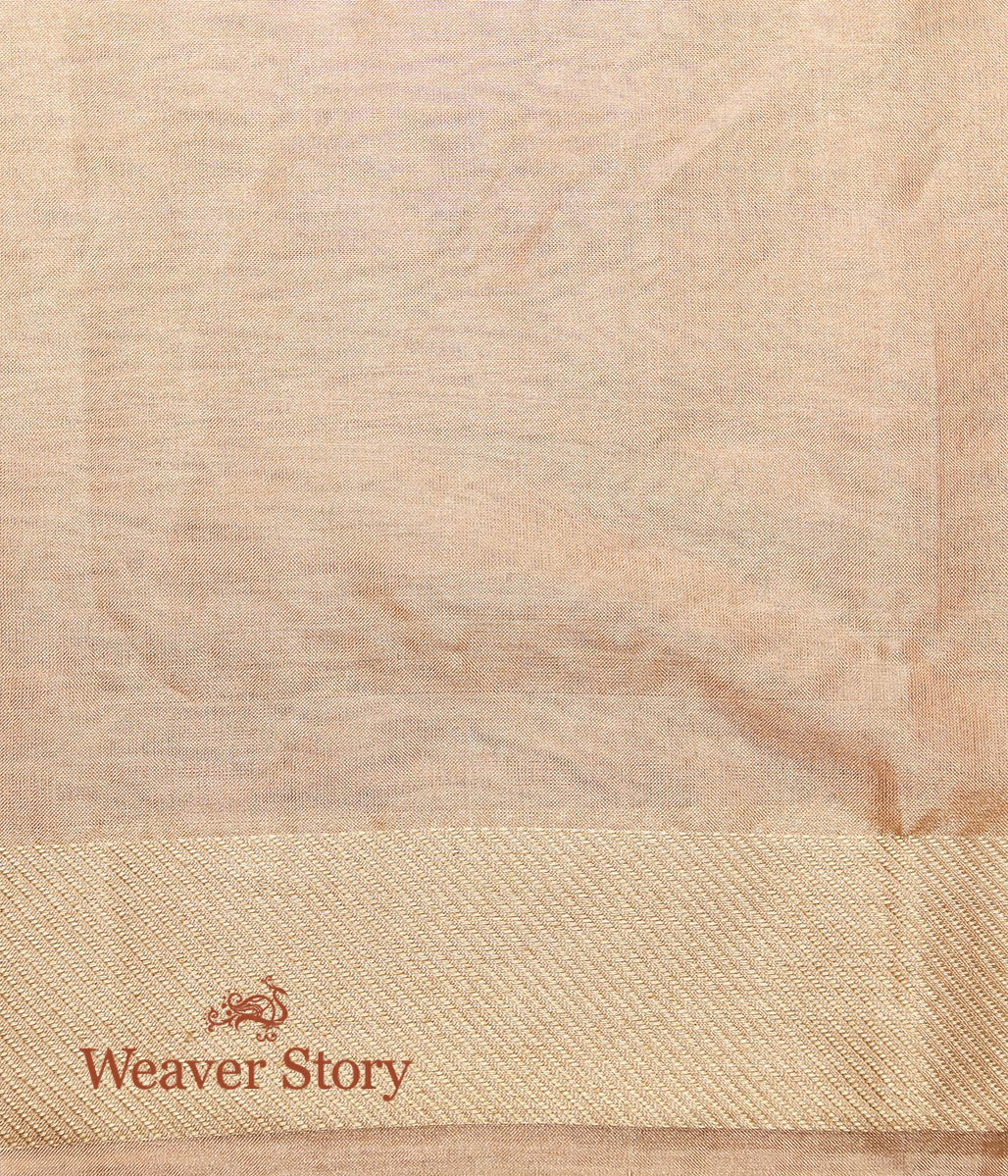 Handwoven_Pink_and_Gold_Cotton_Tissue_Banarasi_with_Zari_Polka_Bootas_WeaverStory_05