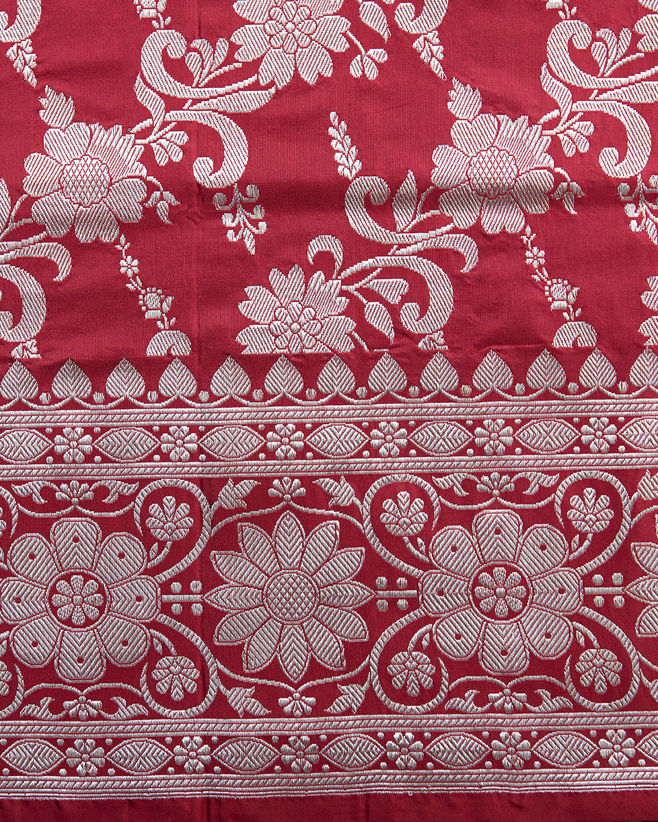 Duck_Egg_Blue_Banarasi_Handloom_Saree_with_Kadhwa_Floral_Border_and_Wine_Selvedge_WeaverStory_05