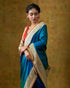 Peacock_Blue_Banarasi_Handloom_Saree_with_Kadhwa_Meenakari_Border_and_Konia_WeaverStory_01