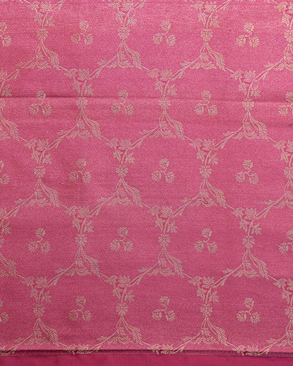 Berry_Pink_Handloom_Pure_Katan_Silk_Banarasi_Saree_with_Kadhwa_Booti_and_Floral_Border_WeaverStory_05